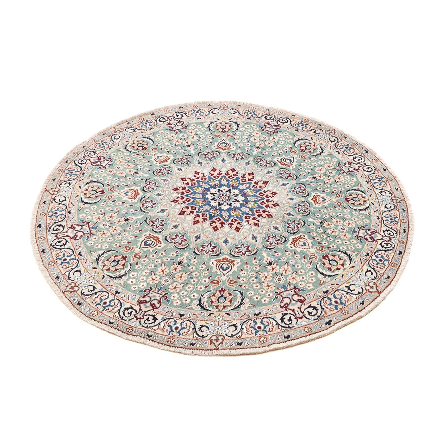 Nain - 9la Teppich 139x139cm - Perserteppich - Image 5