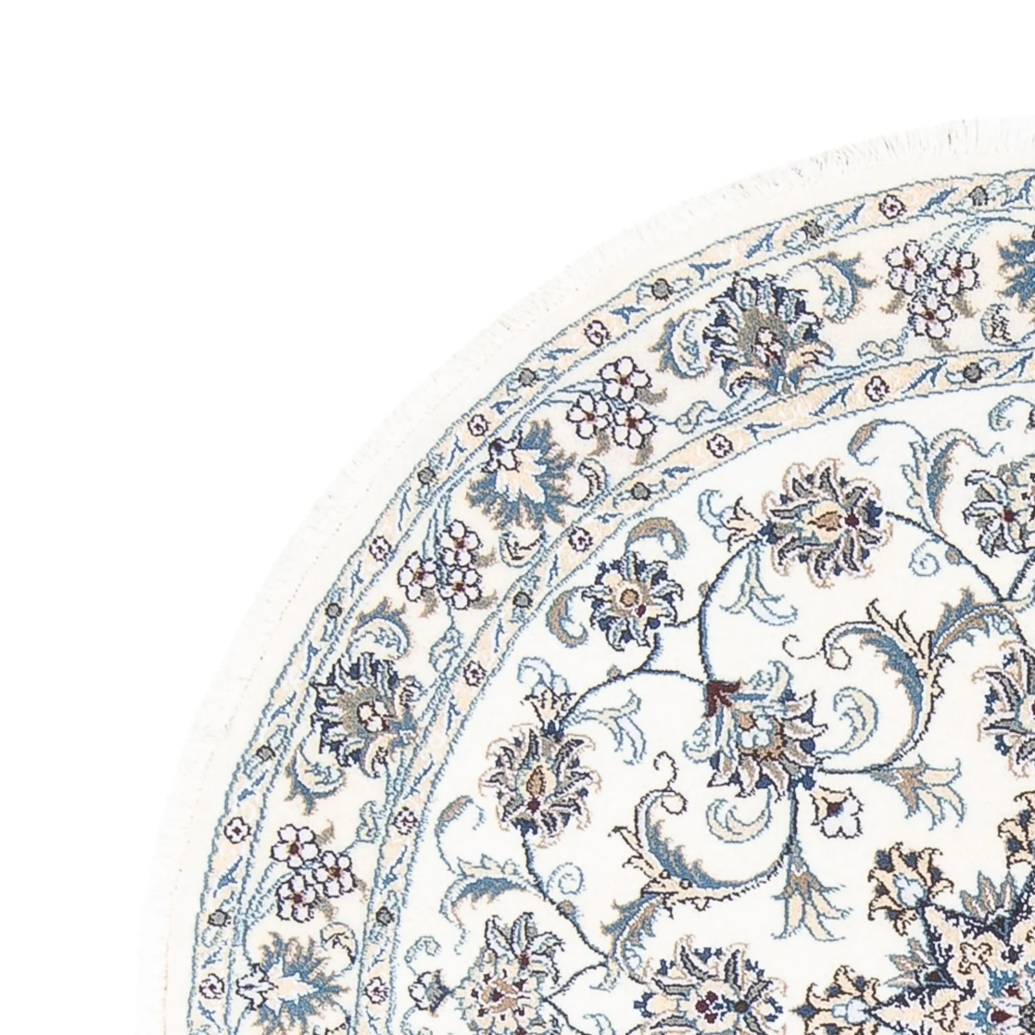 Perserteppich - Nain rund - 150 x 150 cm - creme - Image 3
