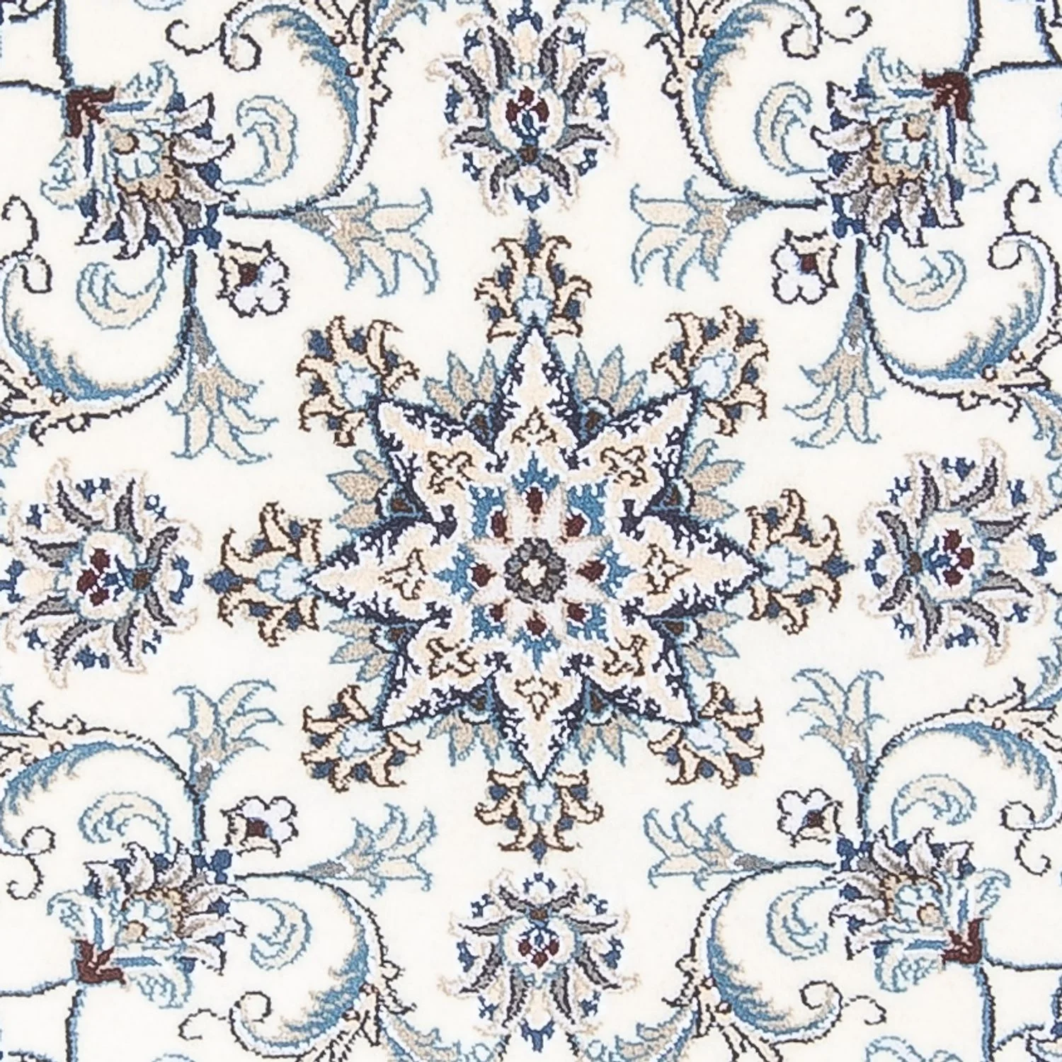 Perserteppich - Nain rund - 150 x 150 cm - creme - Image 2