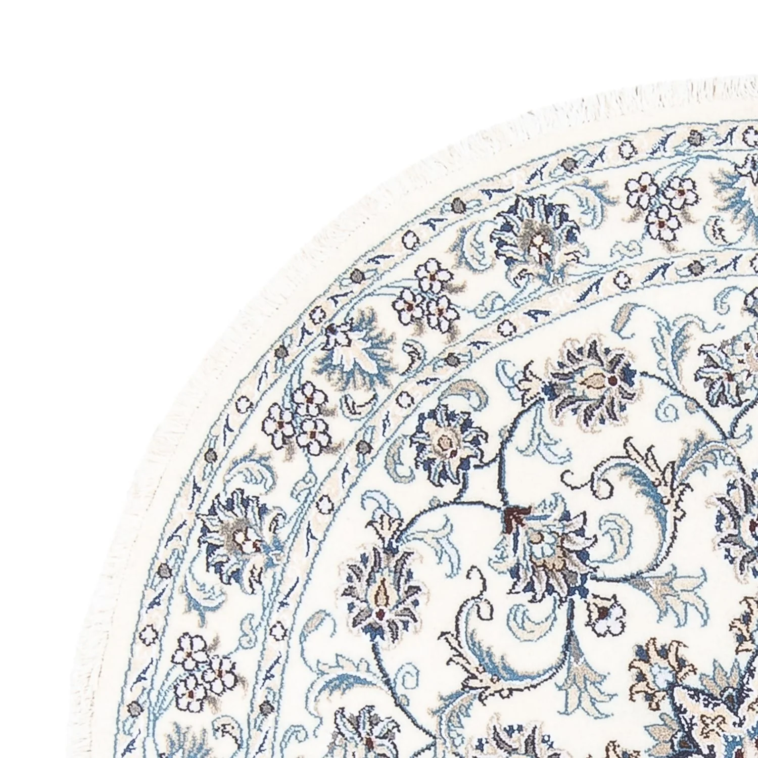 Perserteppich - Nain rund - 150 x 150 cm - creme - Image 3