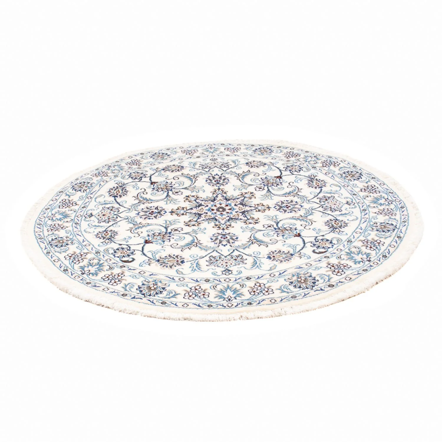 Perserteppich - Nain rund - 150 x 150 cm - creme - Image 5