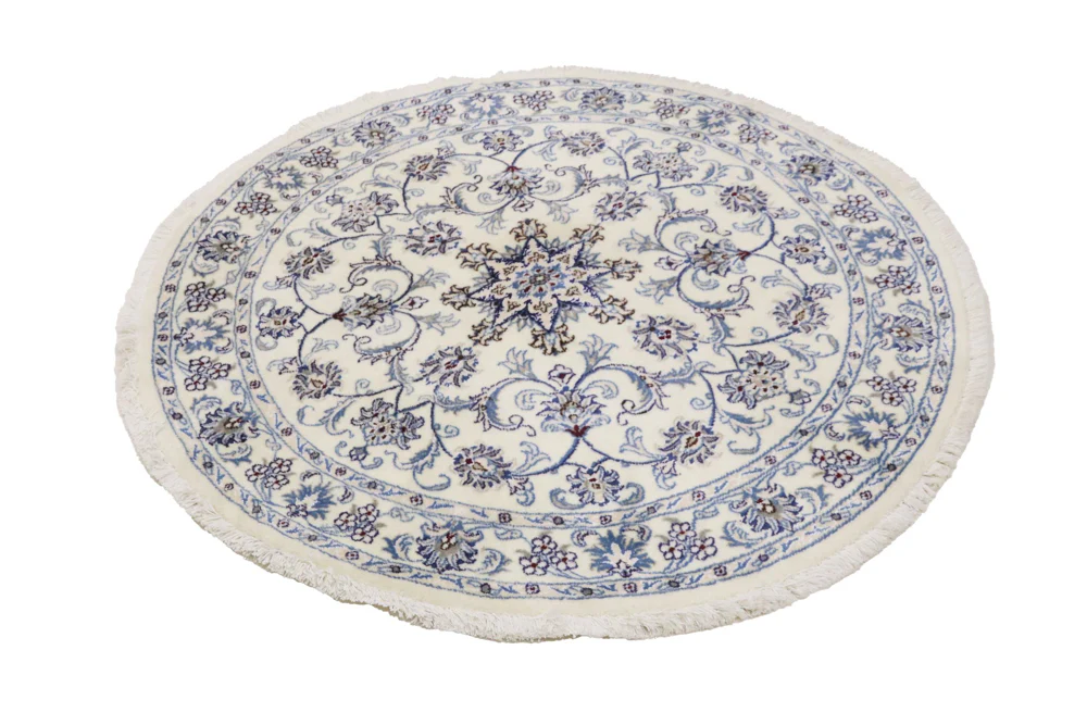 Perserteppich - Nain rund  - 150 x 150 cm - creme - Image 3