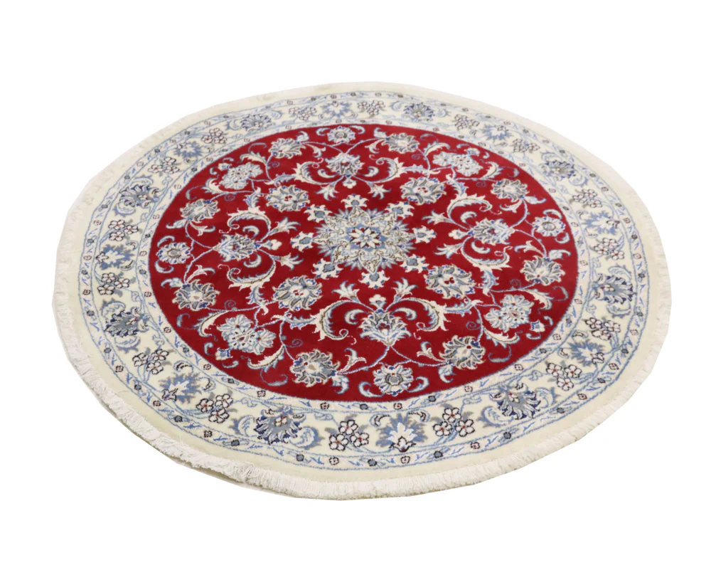 Perserteppich - Nain rund - 150 x 150 cm - rot - Image 2