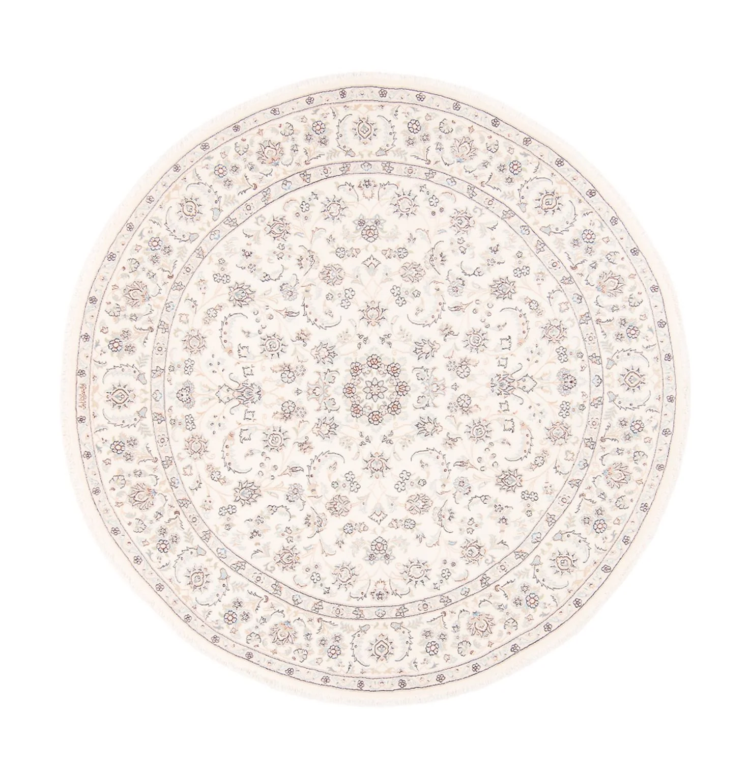 Perserteppich - Nain rund - 200 x 200 cm - creme