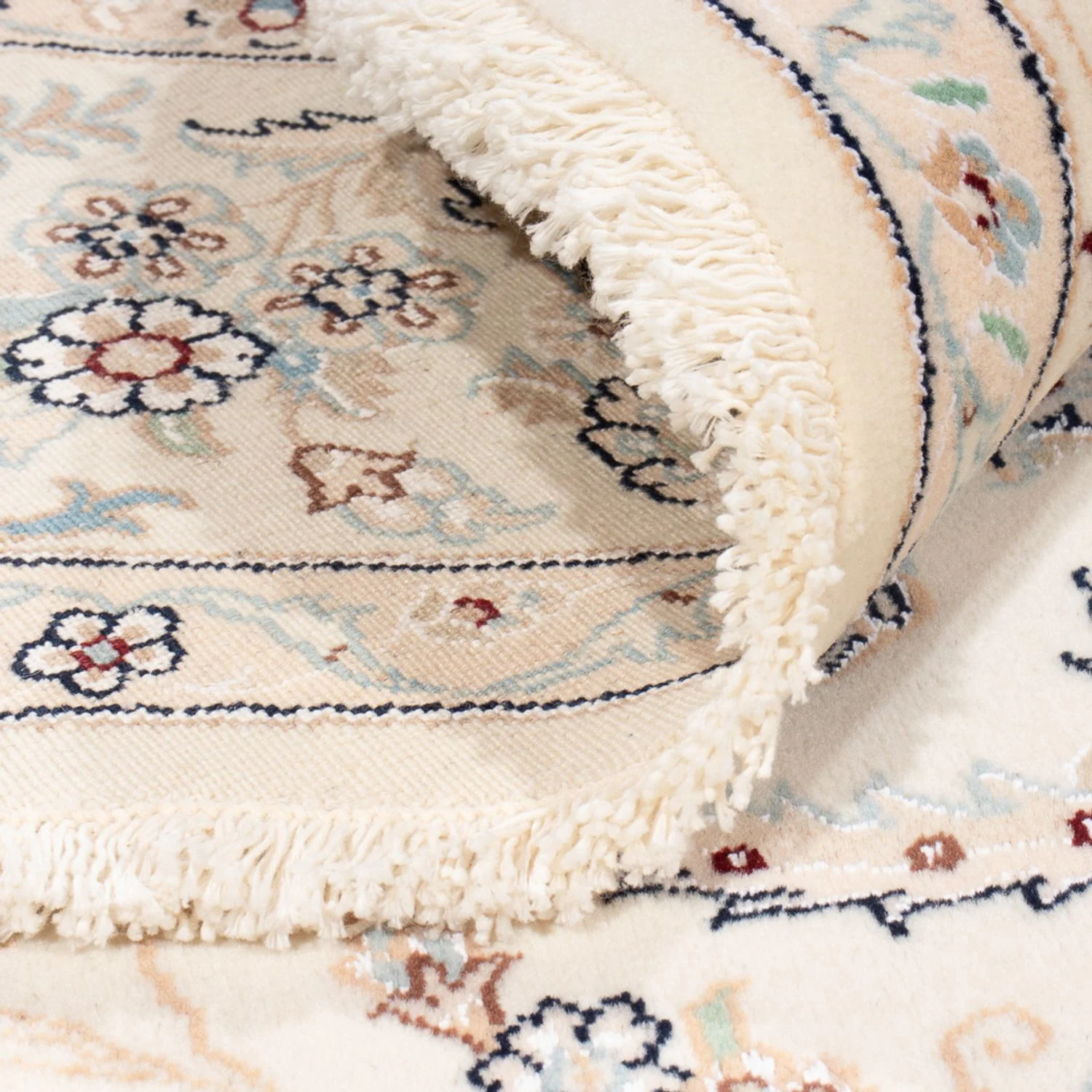Perserteppich - Nain rund - 200 x 200 cm - creme - Image 4