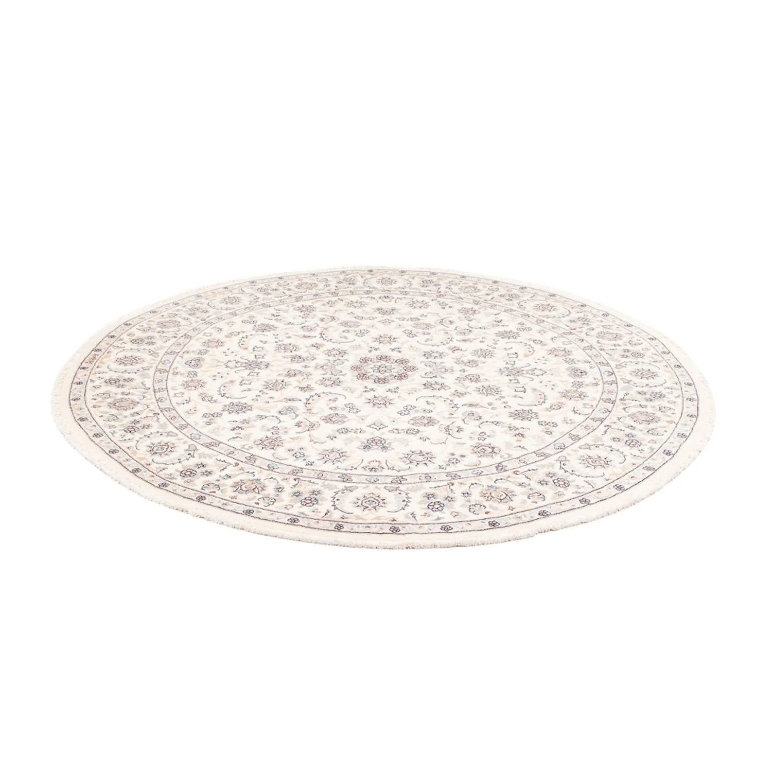 Perserteppich - Nain rund - 200 x 200 cm - creme - Image 5