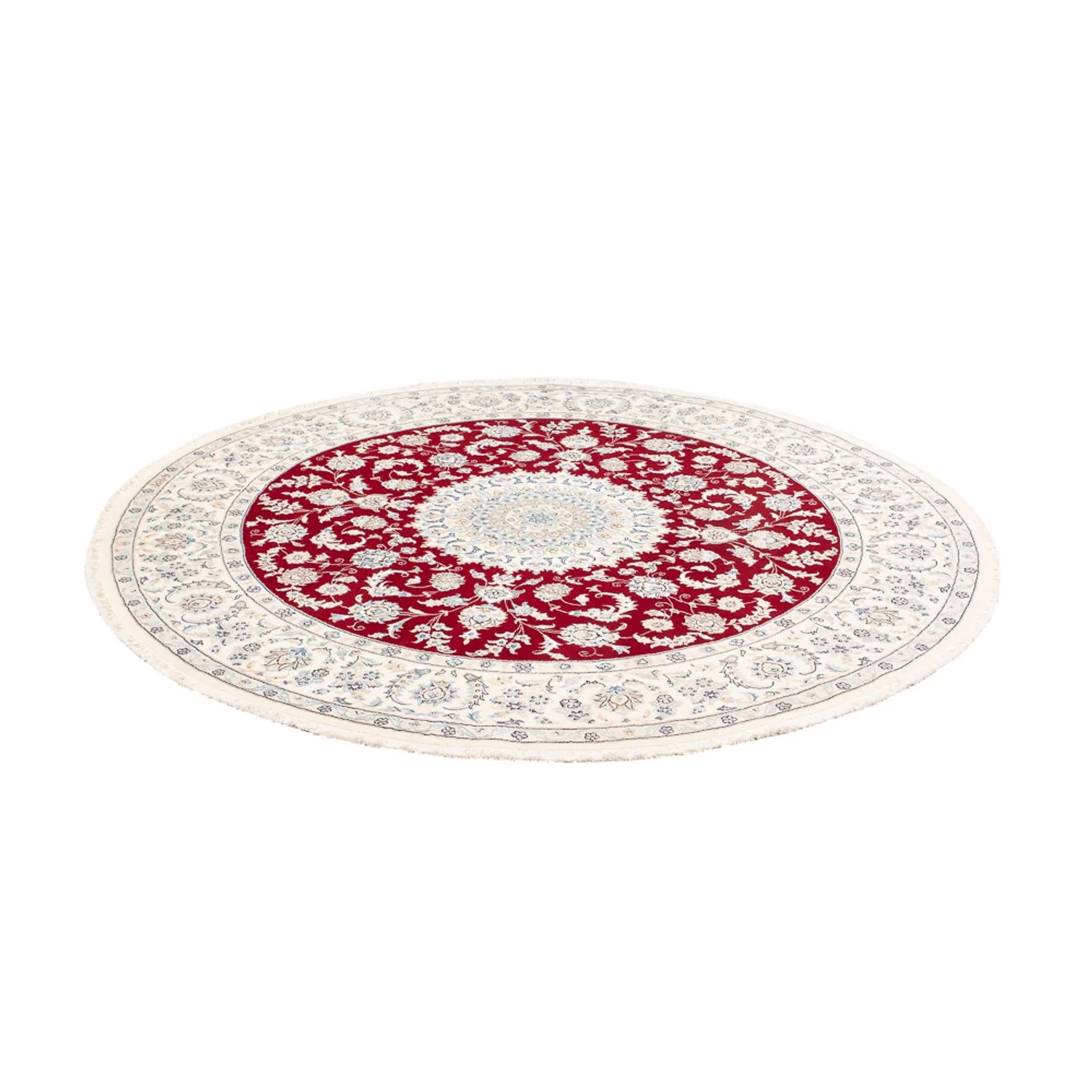 Perserteppich - Nain rund - 200 x 200 cm - rot - Image 10