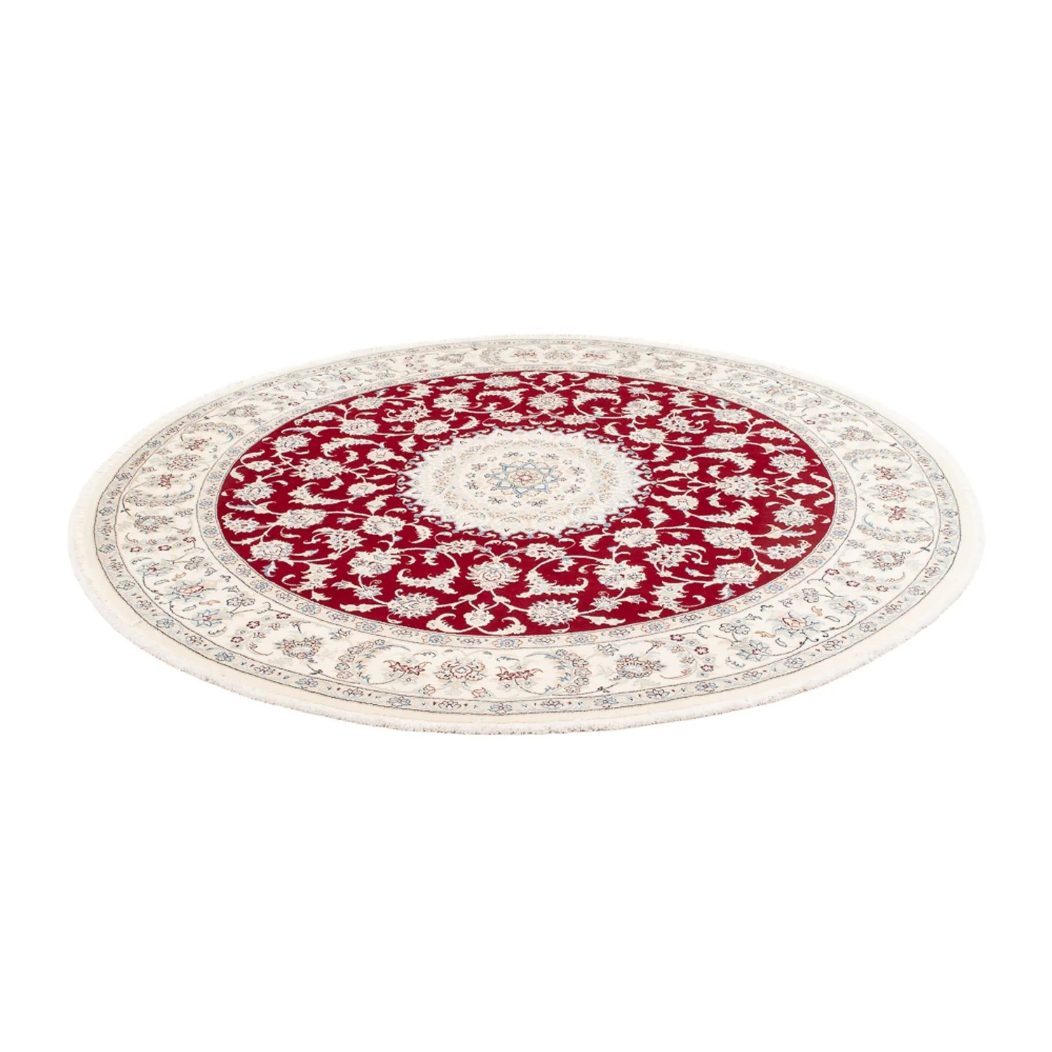 Perserteppich - Nain rund - 200 x 200 cm - rot - Image 16