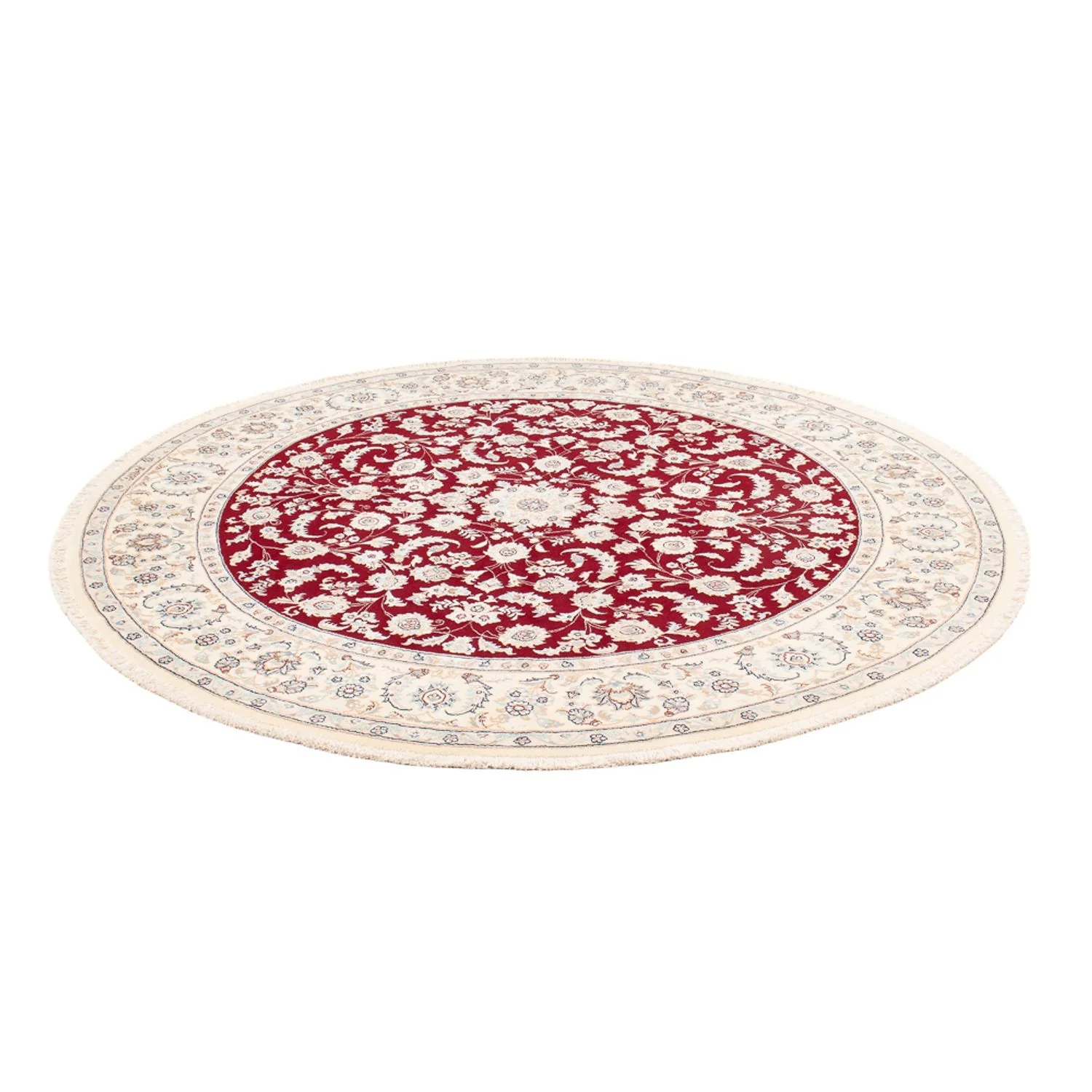 Perserteppich - Nain rund - 200 x 200 cm - rot - Image 5