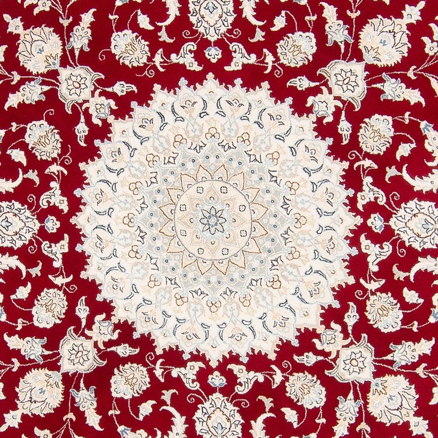 Perserteppich - Nain rund - 200 x 200 cm - rot - Image 2