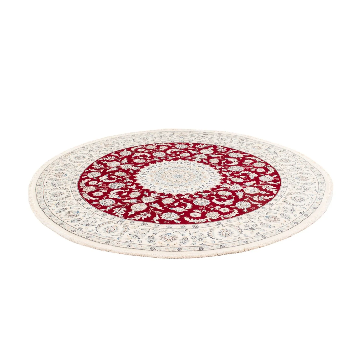 Perserteppich - Nain rund - 200 x 200 cm - rot - Image 5
