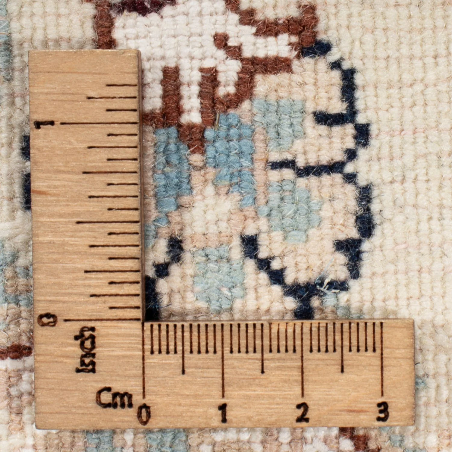 Perserteppich - Nain rund - 202 x 202 cm - dunkelblau - Image 6