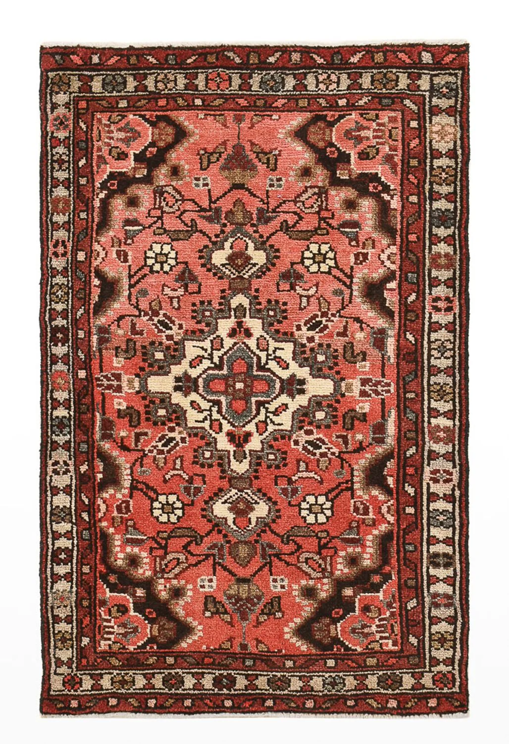 Perserteppich - Nomadic - 100 x 62 cm - hellrot