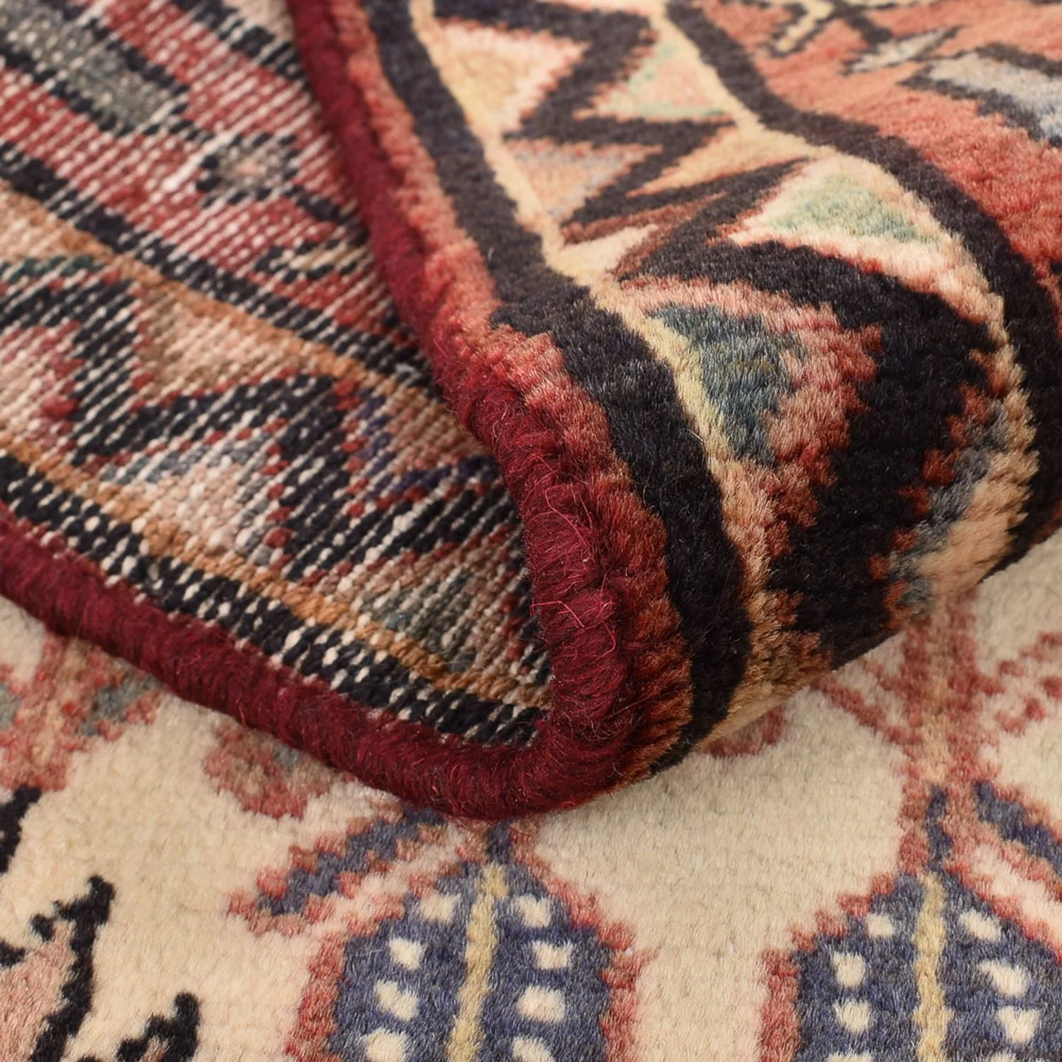 Perserteppich - Nomadic - 101 x 62 cm - hellrot - Image 4