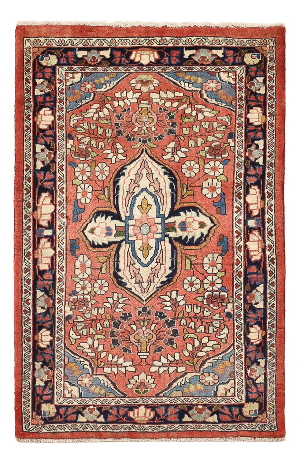 Perserteppich - Nomadic - 107 x 71 cm - hellrot