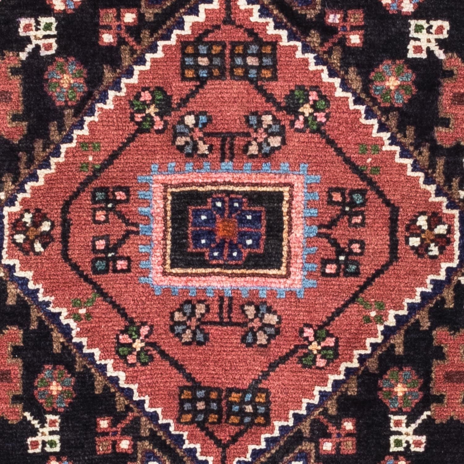 Perserteppich - Nomadic 108 x 78 cm - dunkelblau - Image 2