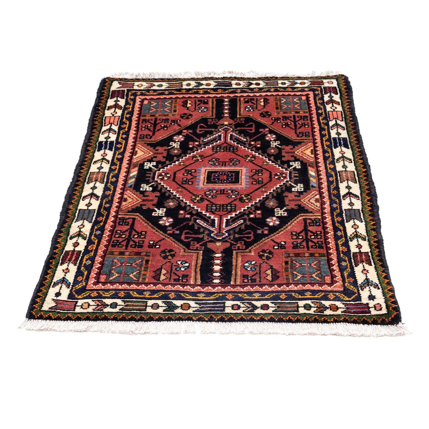 Perserteppich - Nomadic 108 x 78 cm - dunkelblau - Image 5