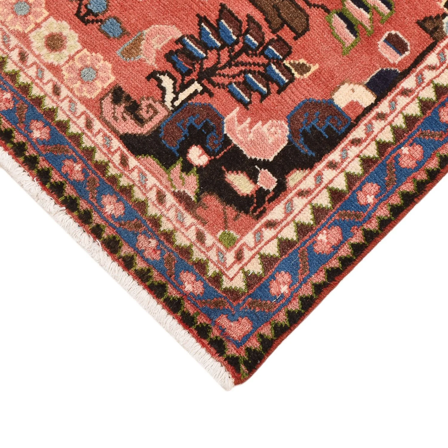 Perserteppich - Nomadic - 110 x 67 cm - hellrot - Image 2