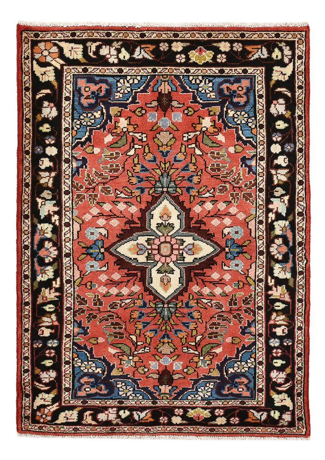 Perserteppich - Nomadic - 110 x 76 cm - rot