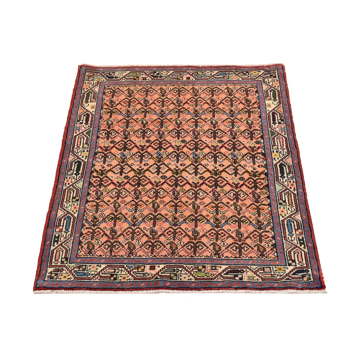 Perserteppich - Nomadic - 112 x 78 cm - hellrot - Image 5