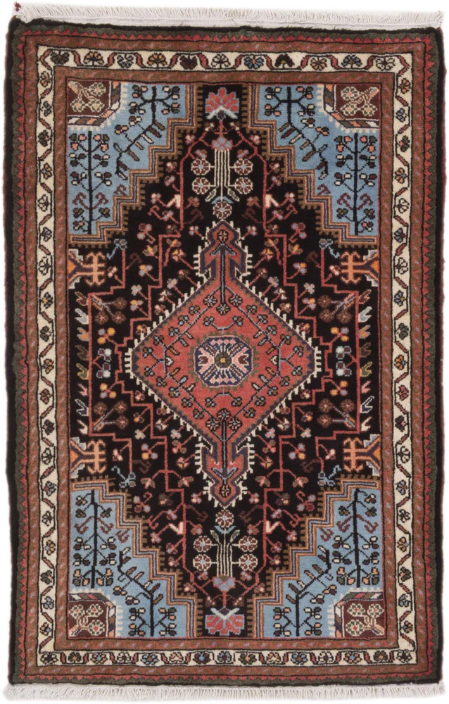 Perserteppich - Nomadic - 115 x 80 cm - mehrfarbig