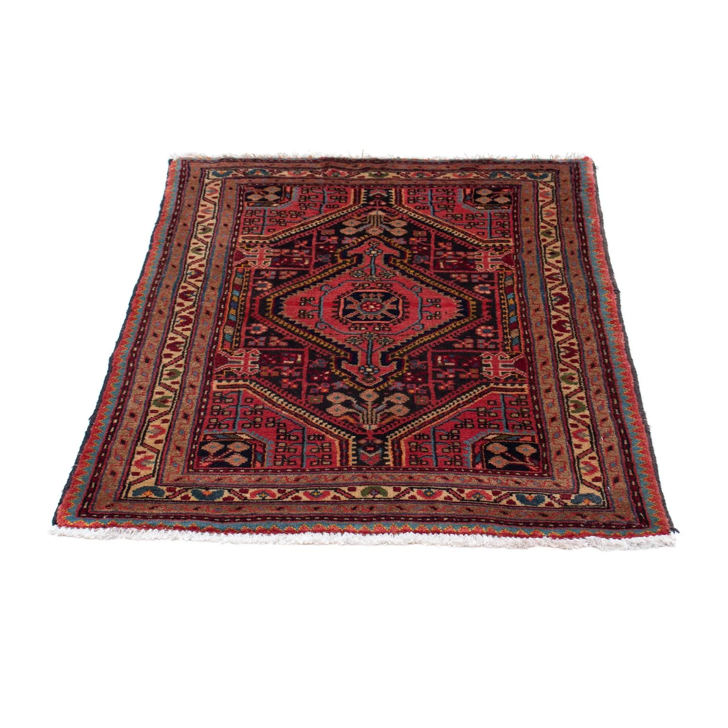 Perserteppich - Nomadic 115 x 83 cm - hellrot - Image 5
