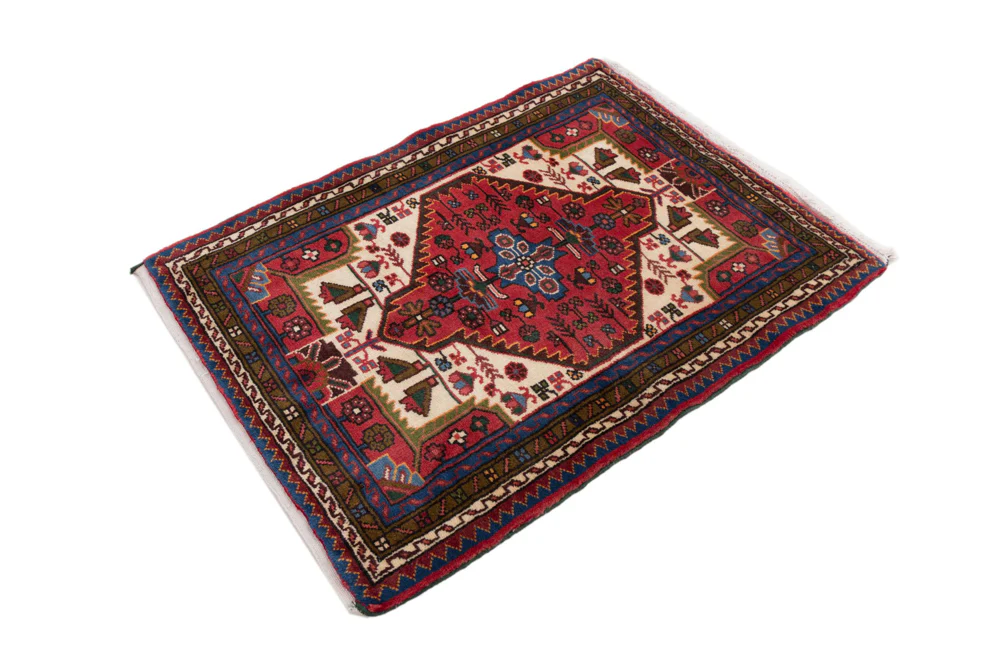Perserteppich - Nomadic - 115 x 85 cm - rot - Image 3
