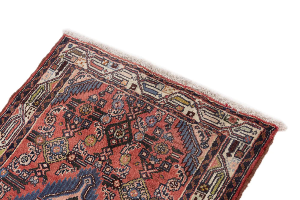 Perserteppich - Nomadic - 118 x 78 cm - dunkelrot - Image 4