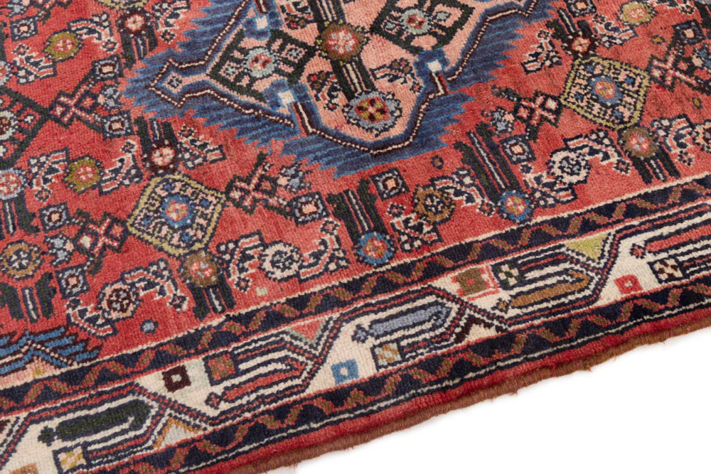 Perserteppich - Nomadic - 118 x 78 cm - dunkelrot - Image 5