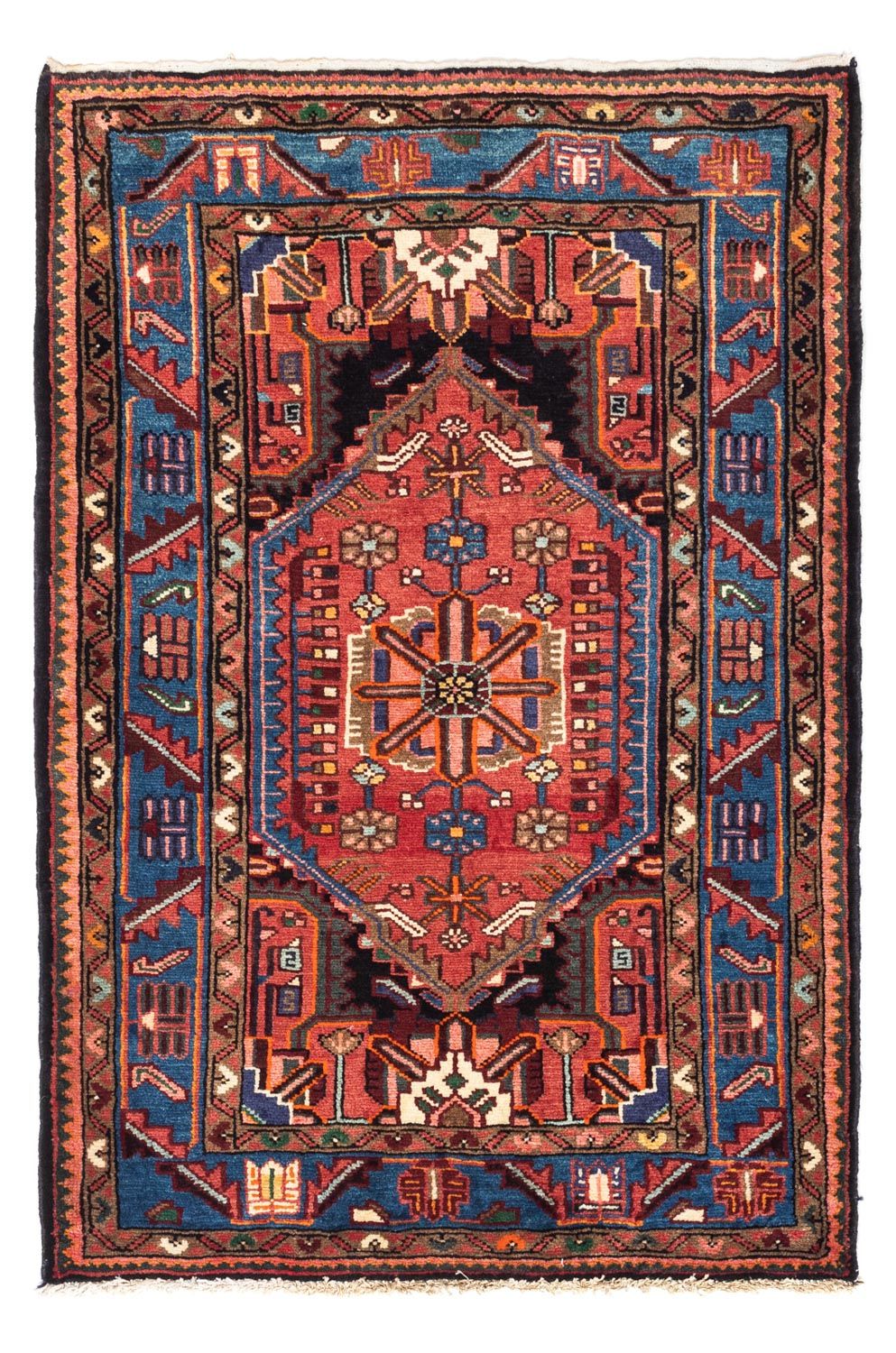 Perserteppich - Nomadic 119 x 82 cm - hellrot
