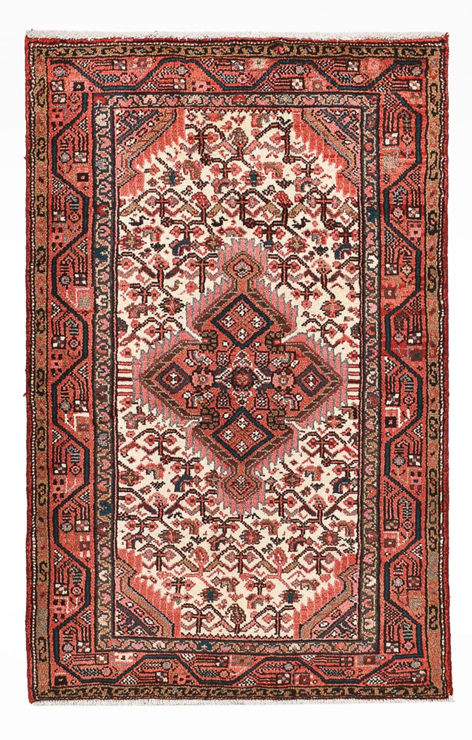 Perserteppich - Nomadic - 120 x 73 cm - hellrot