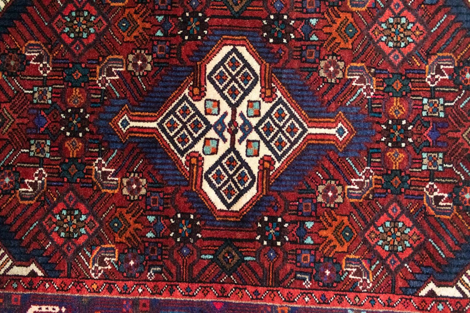 Perserteppich - Nomadic 121 x 80 cm - blau - Image 2