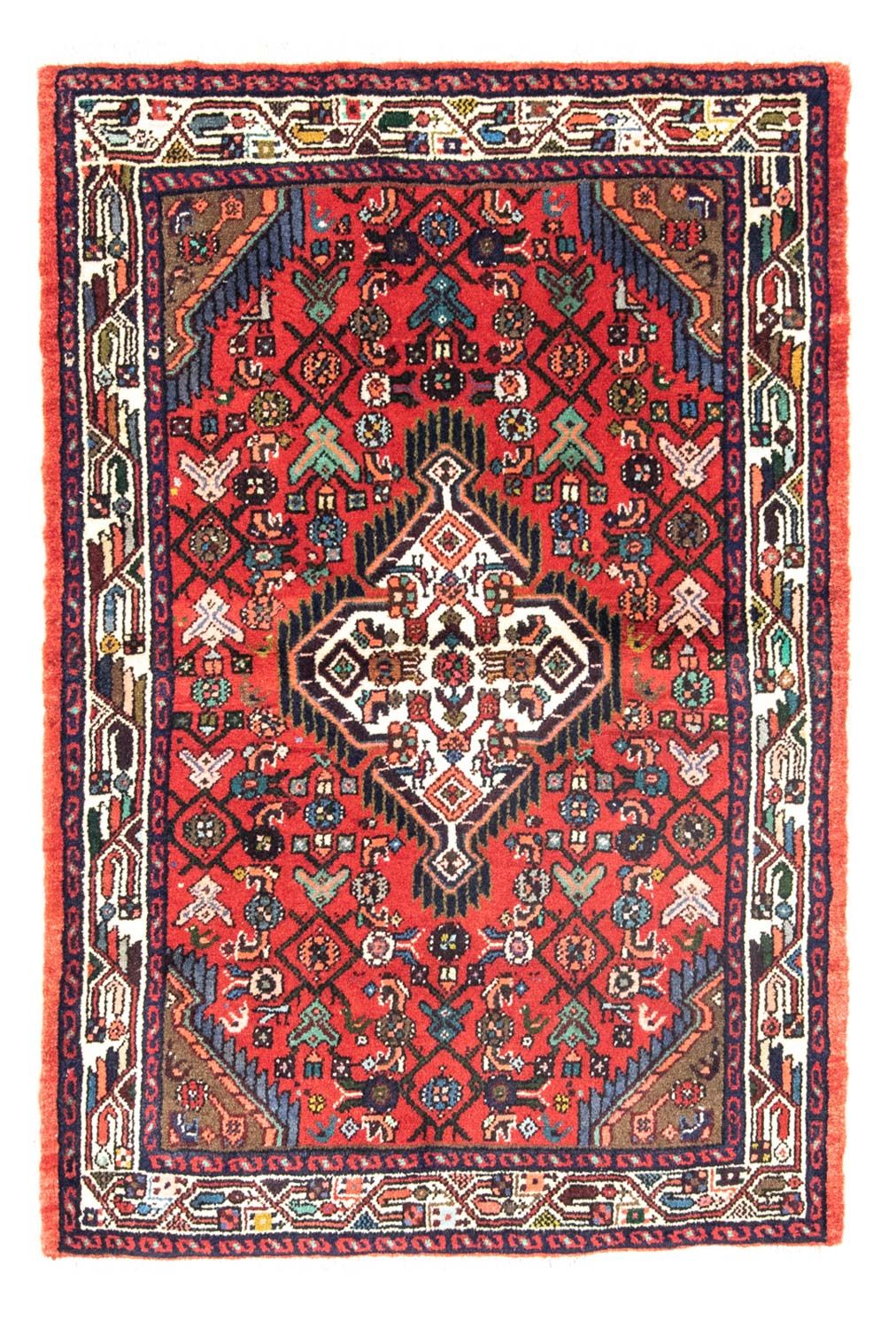 Perserteppich - Nomadic 122 x 85 cm - rot