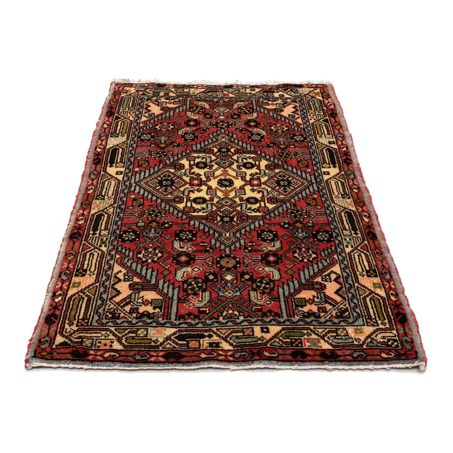 Perserteppich - Nomadic 123 x 77 cm - hellrot - Image 5