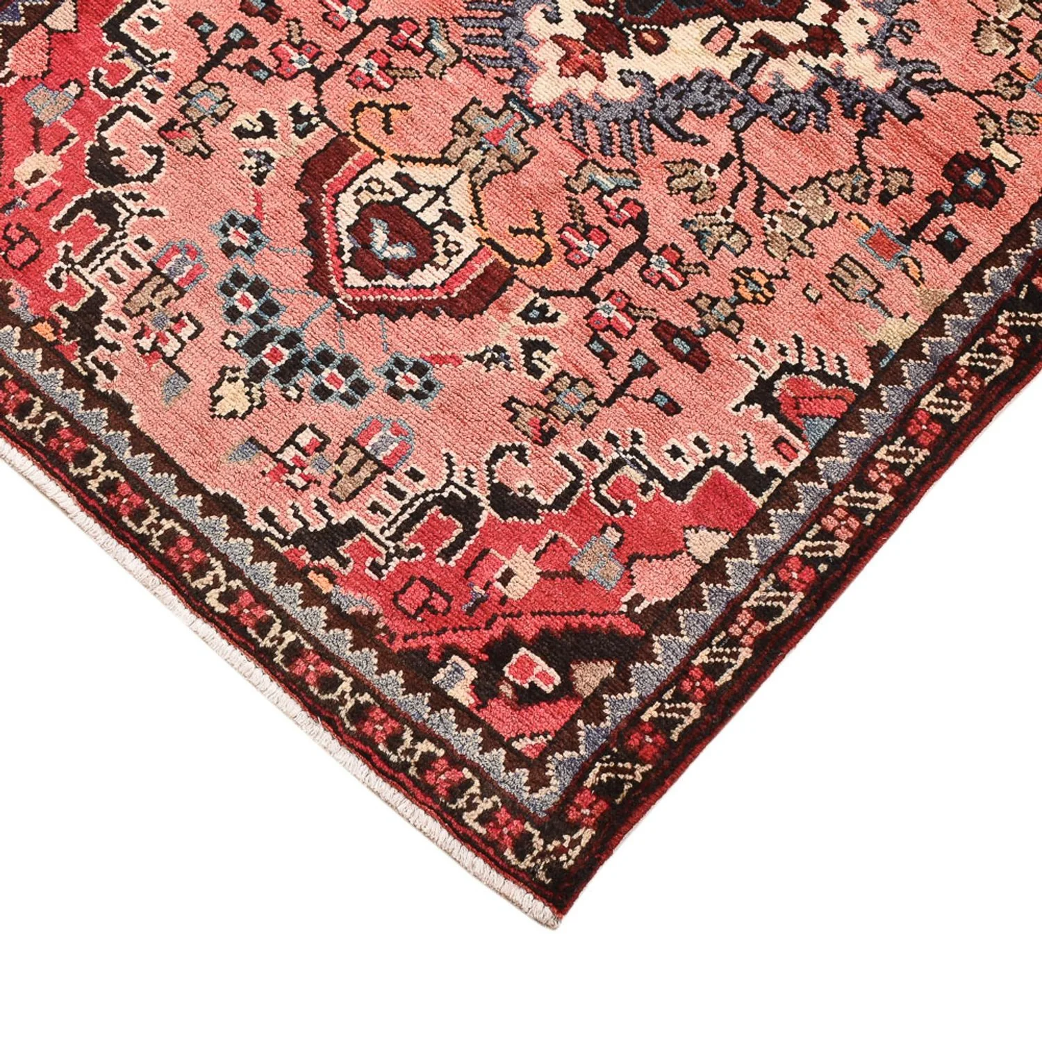Perserteppich - Nomadic - 123 x 80 cm - hellrot - Image 2