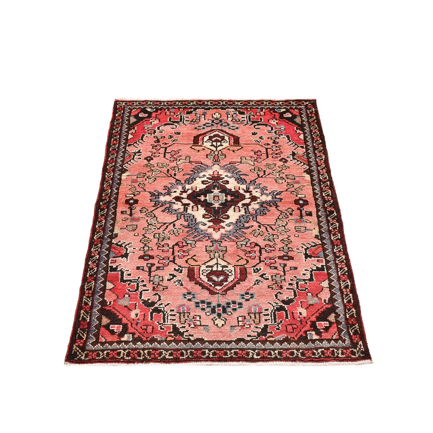 Perserteppich - Nomadic - 123 x 80 cm - hellrot - Image 5