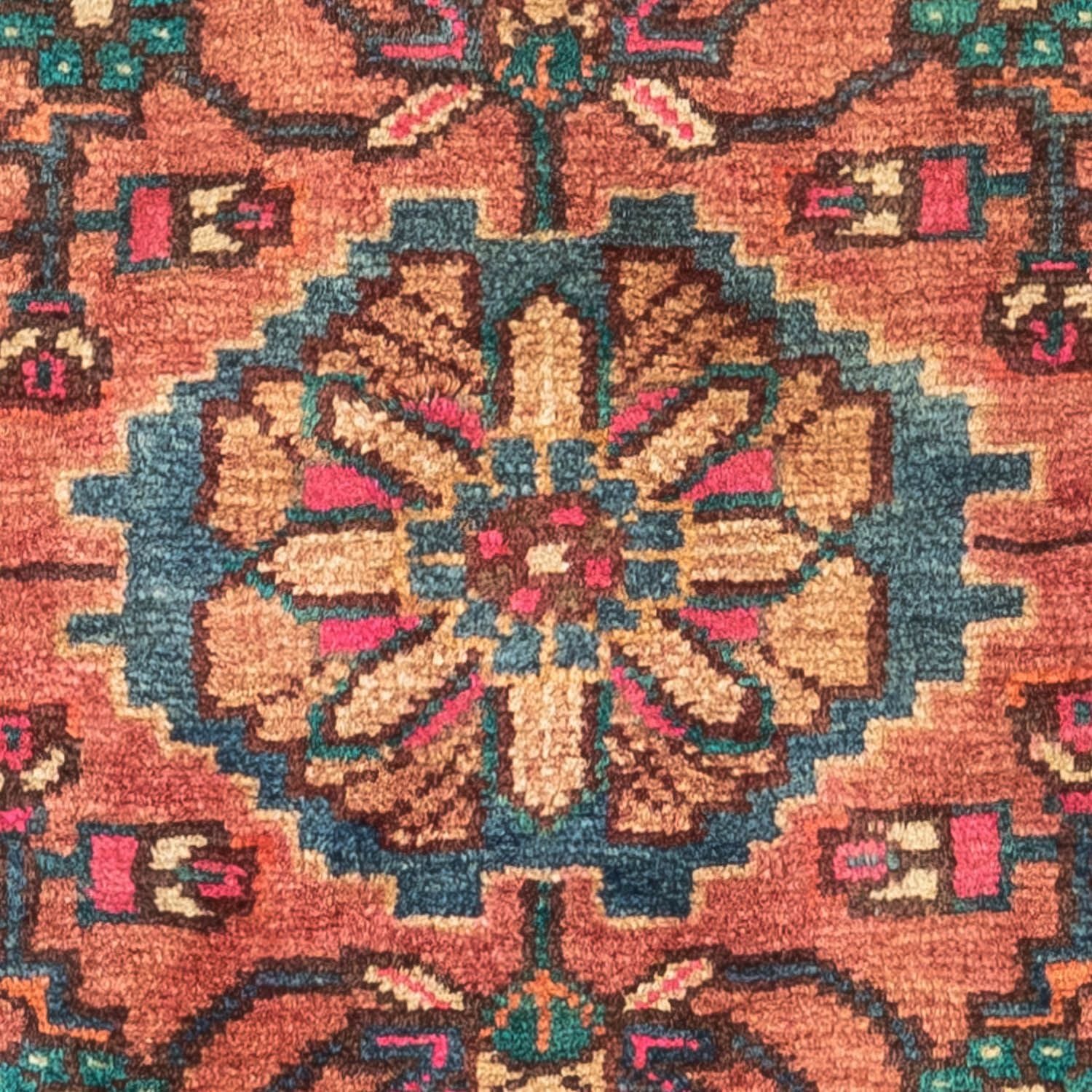 Perserteppich - Nomadic 123 x 87 cm - hellrot - Image 2