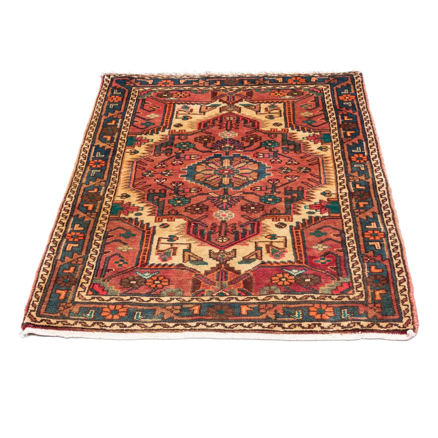 Perserteppich - Nomadic 123 x 87 cm - hellrot - Image 5