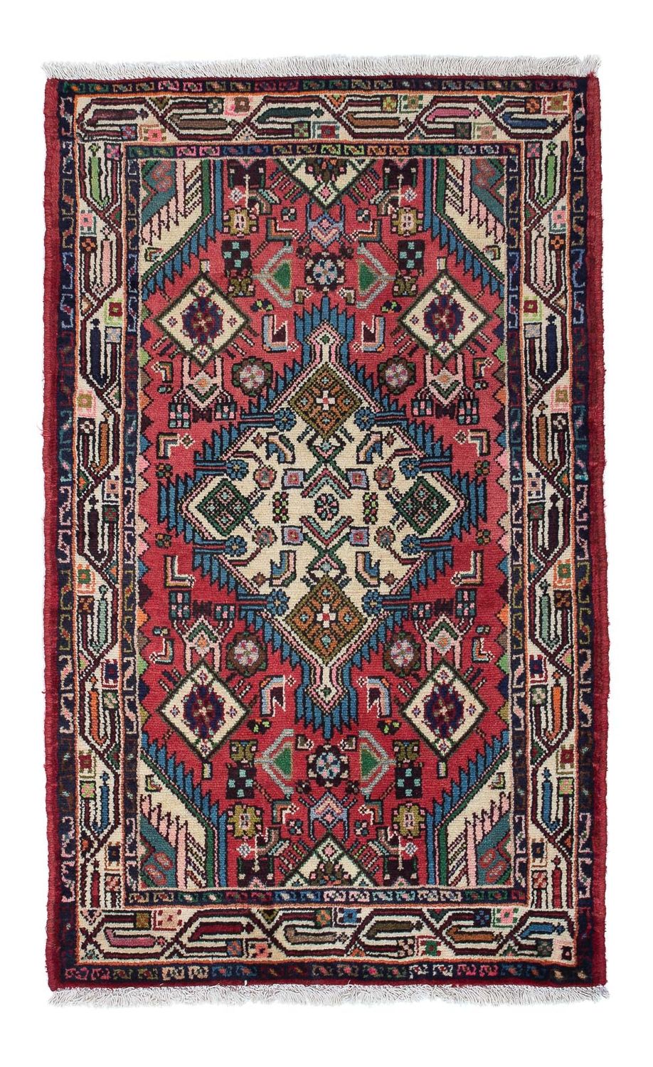 Perserteppich - Nomadic 125 x 77 cm - rot