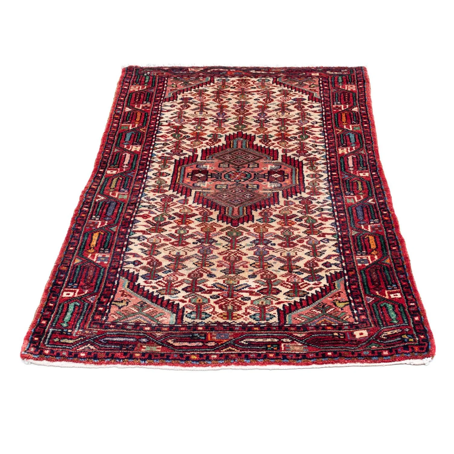 Perserteppich - Nomadic 125 x 80 cm - dunkelrot - Image 5