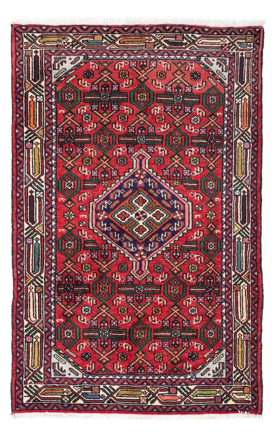 Perserteppich - Nomadic 125 x 80 cm - rot