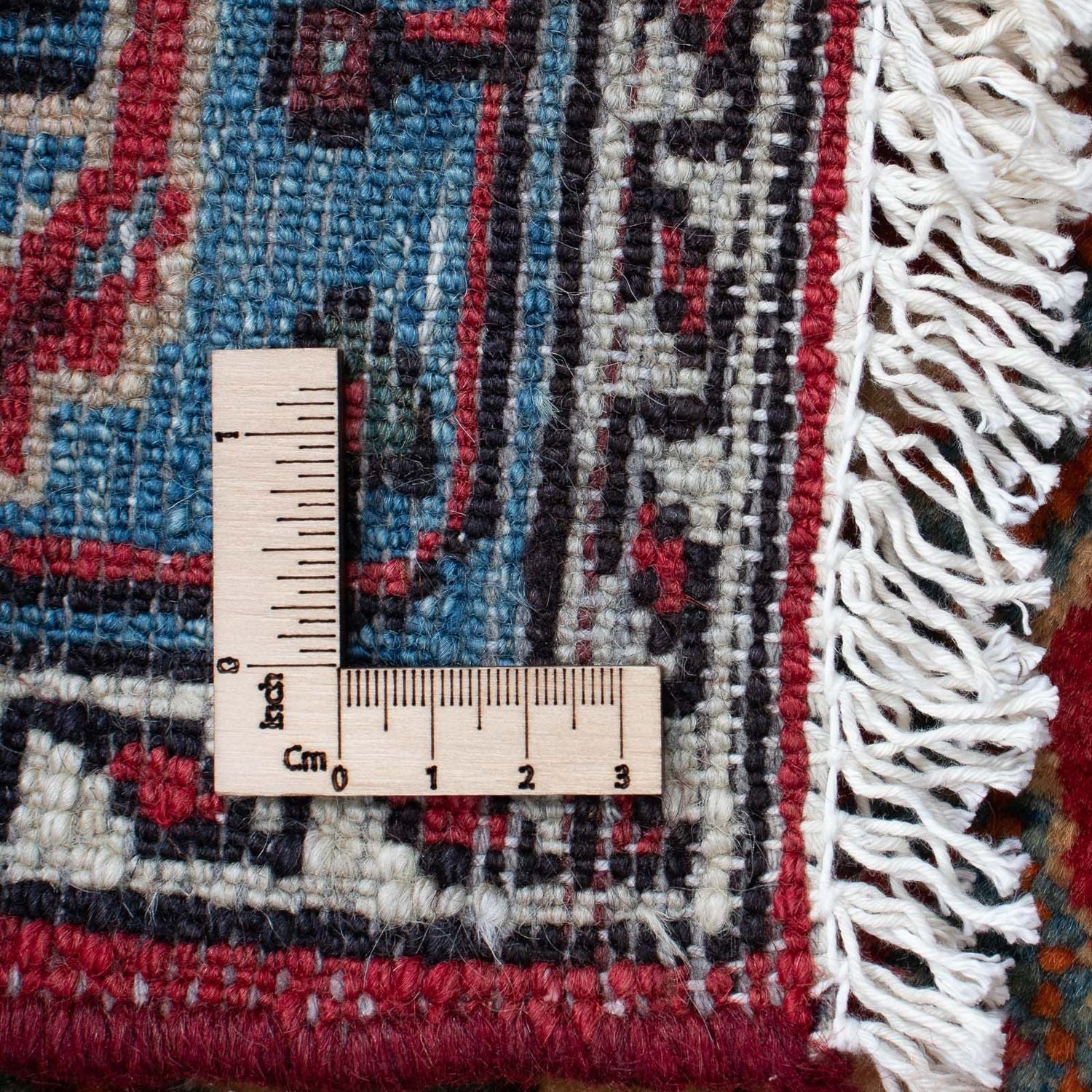 Perserteppich - Nomadic 125 x 83 cm - dunkelrot - Image 6