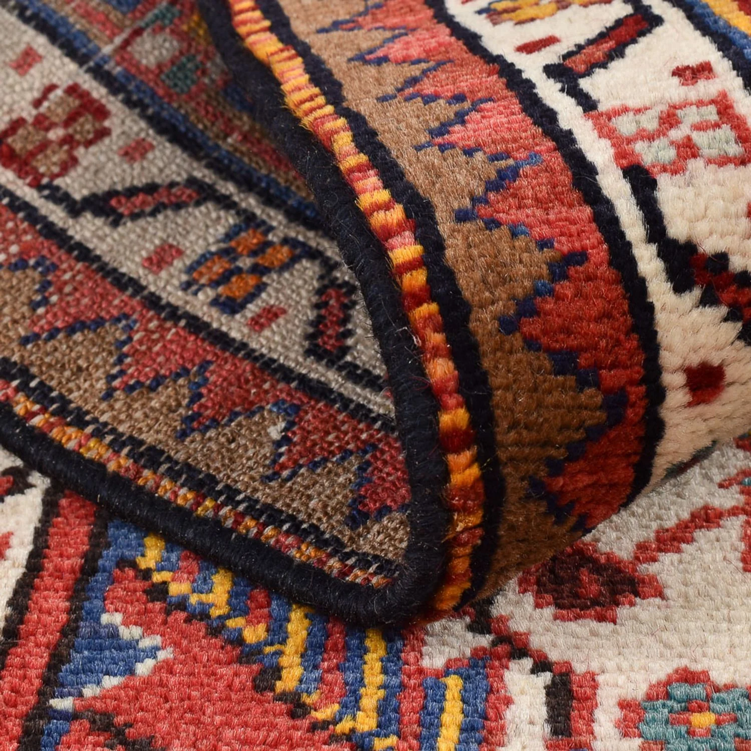 Perserteppich - Nomadic - 126 x 93 cm - mehrfarbig - Image 4