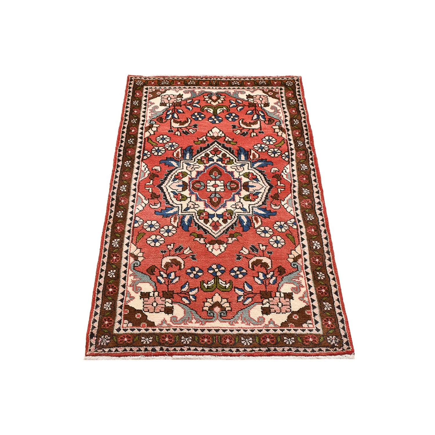 Perserteppich - Nomadic - 127 x 70 cm - hellrot - Image 5