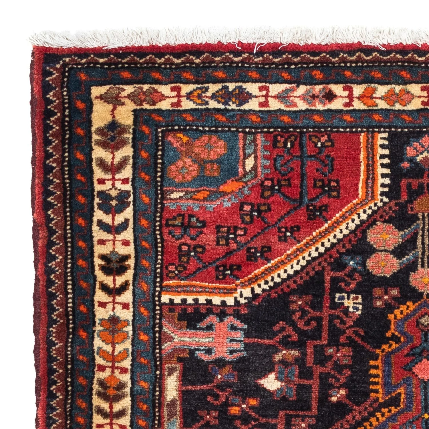 Perserteppich - Nomadic 127 x 90 cm - dunkelrot - Image 3