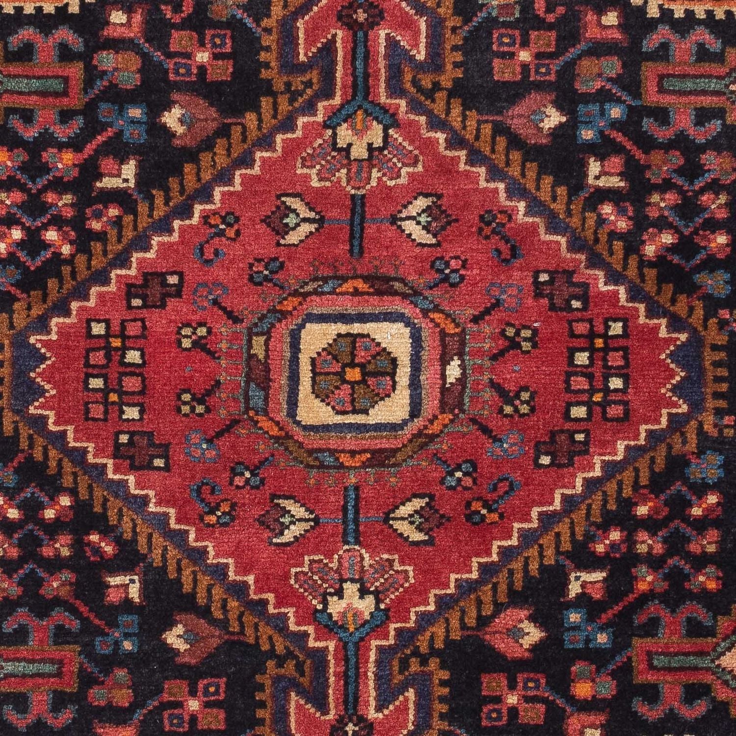 Perserteppich - Nomadic 127 x 95 cm - dunkelblau - Image 2