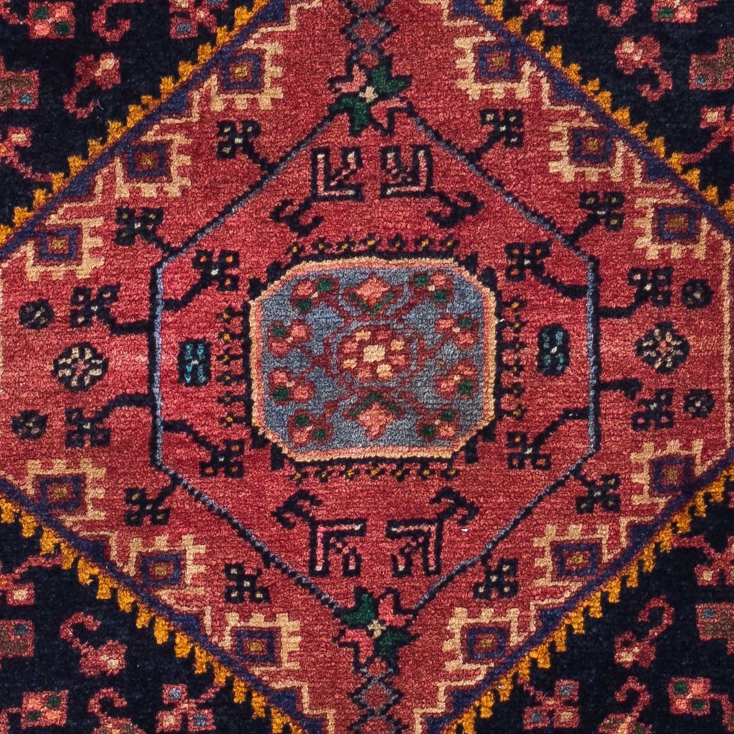 Perserteppich - Nomadic 128 x 86 cm - dunkelblau - Image 2