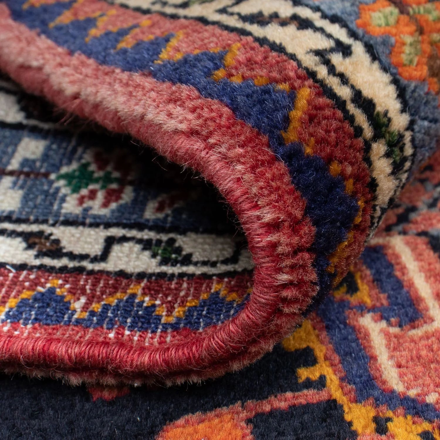 Perserteppich - Nomadic 128 x 86 cm - dunkelblau - Image 4