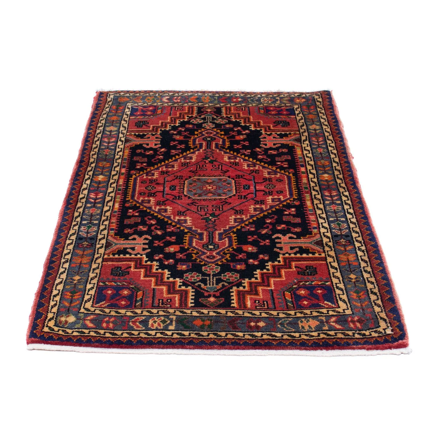 Perserteppich - Nomadic 128 x 86 cm - dunkelblau - Image 5