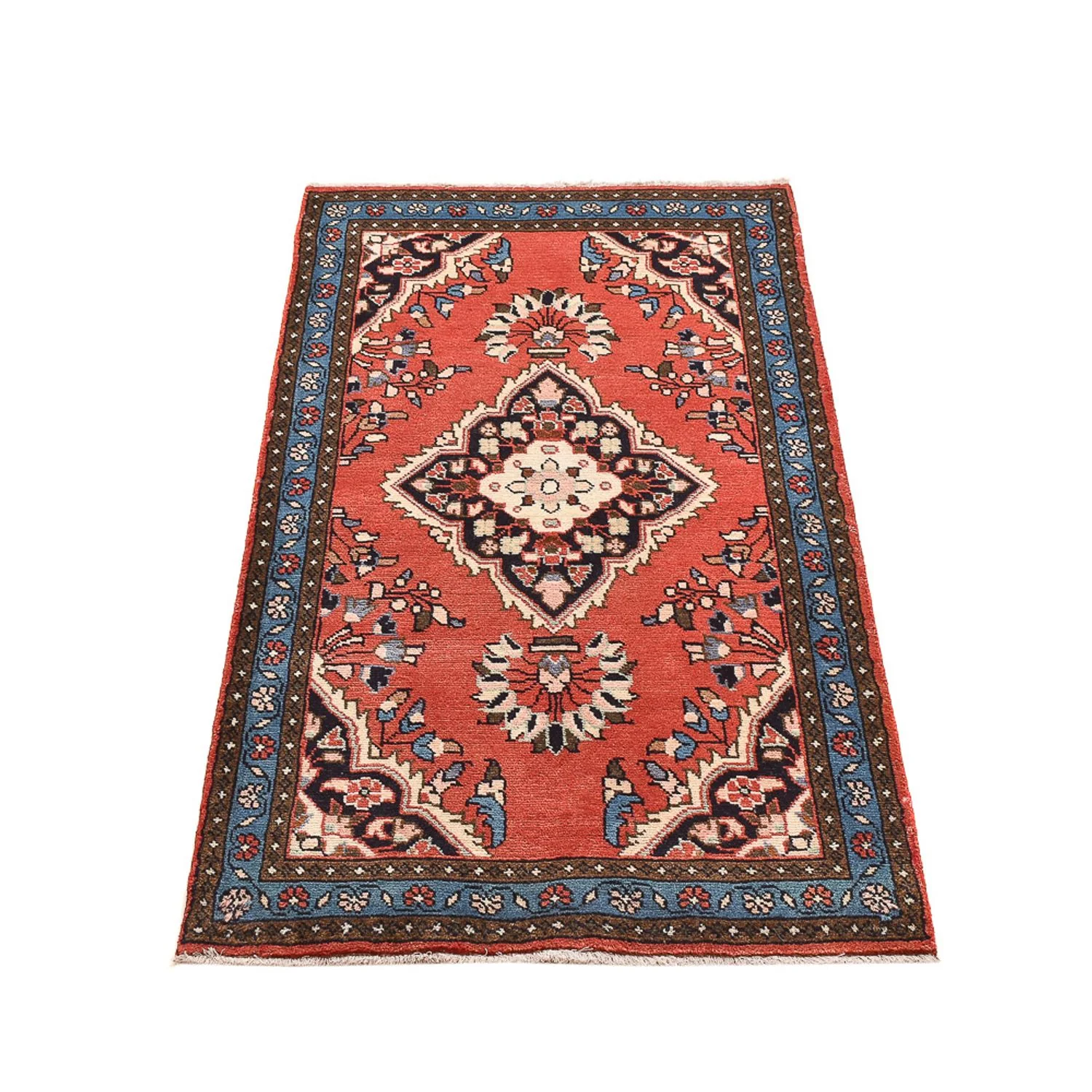 Perserteppich - Nomadic - 129 x 70 cm - hellrot - Image 5